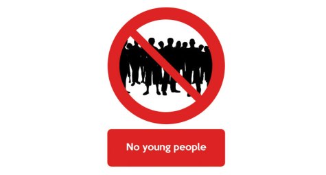 Image result for no young people